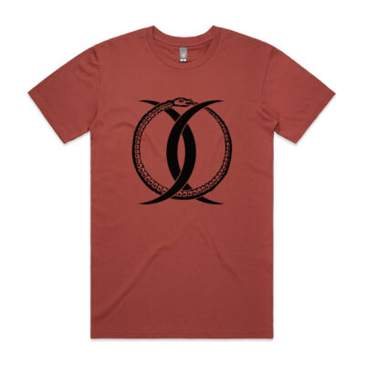 Mens t-shirt with Black Logo Thumbnail
