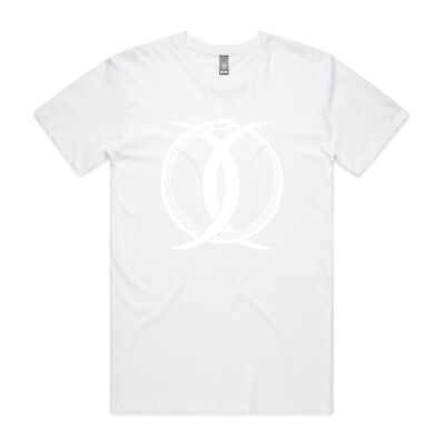 Mens t-shirt with white logo Thumbnail