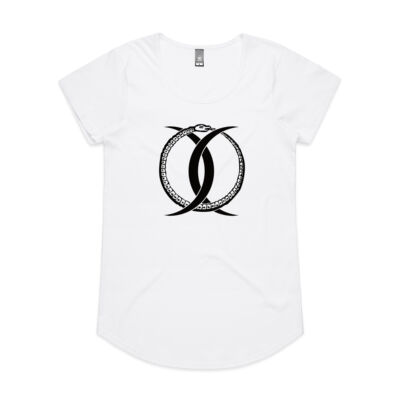 Women's Mali Tee White Logo 2 Thumbnail