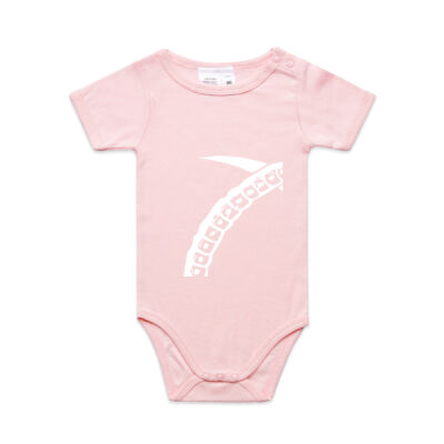 Baby Onsie White Logo Thumbnail